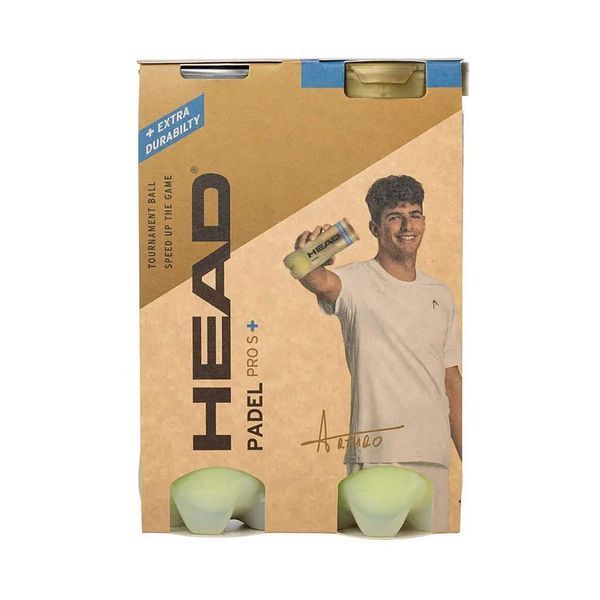 М&rsquo;ячі для паделу BIPACK DE PELOTAS HEAD PADEL PRO S+ 155625-P фото