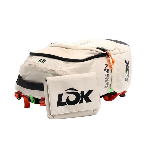Рюкзак для паделу MOCHILA LOK MAXX OFFWHITE BLANCO NARANJA 112990-P фото